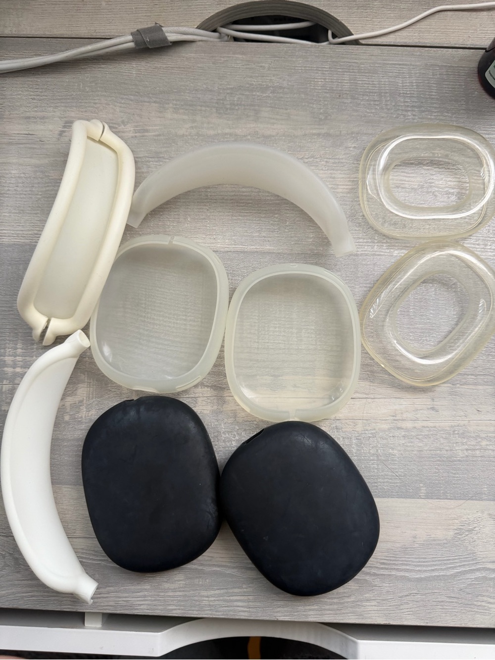 Amazon Replacement Headband and Ear Pad Kit - Black and Cream